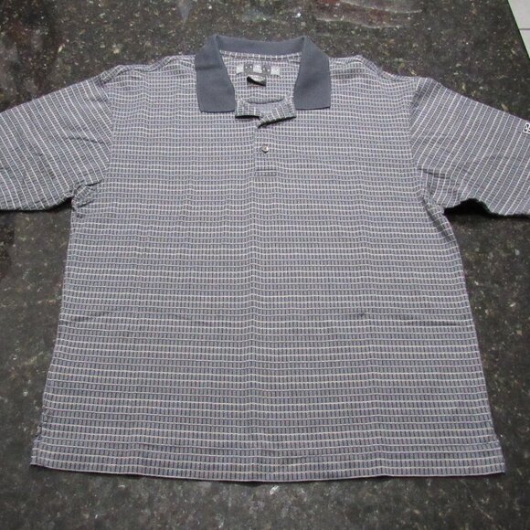Vintage Nike Golf Polo Black/Gray/Cream Short Sleeve Medium shirt - Picture 6 of 16